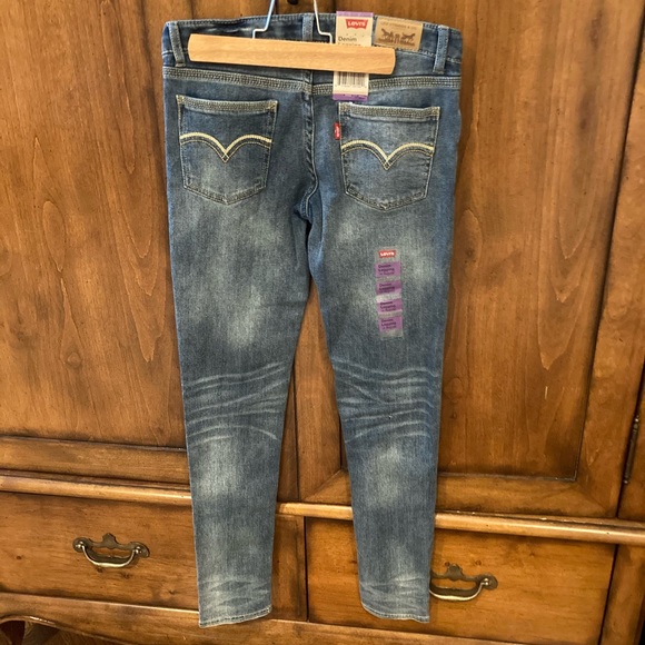 Nwt Levis Purple Stitch Denim Leggings - Picture 3 of 10